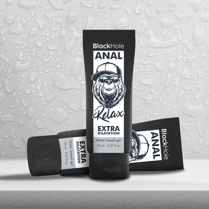 BLACK HOLE - GEL DILATADOR ANAL À BASE DE ÁGUA 70 ML