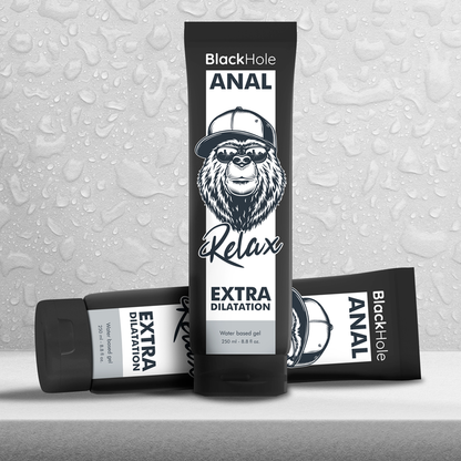 BLACK HOLE - GEL BASE D'ÁGUA DILATAÇÃO ANAL 250 ML