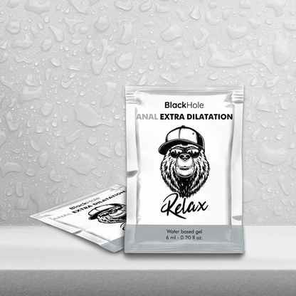 BLACK HOLE - GEL À BASE DE ÁGUA EXTRA DILATAÇÃO 6 ML DOSE ÚNICA