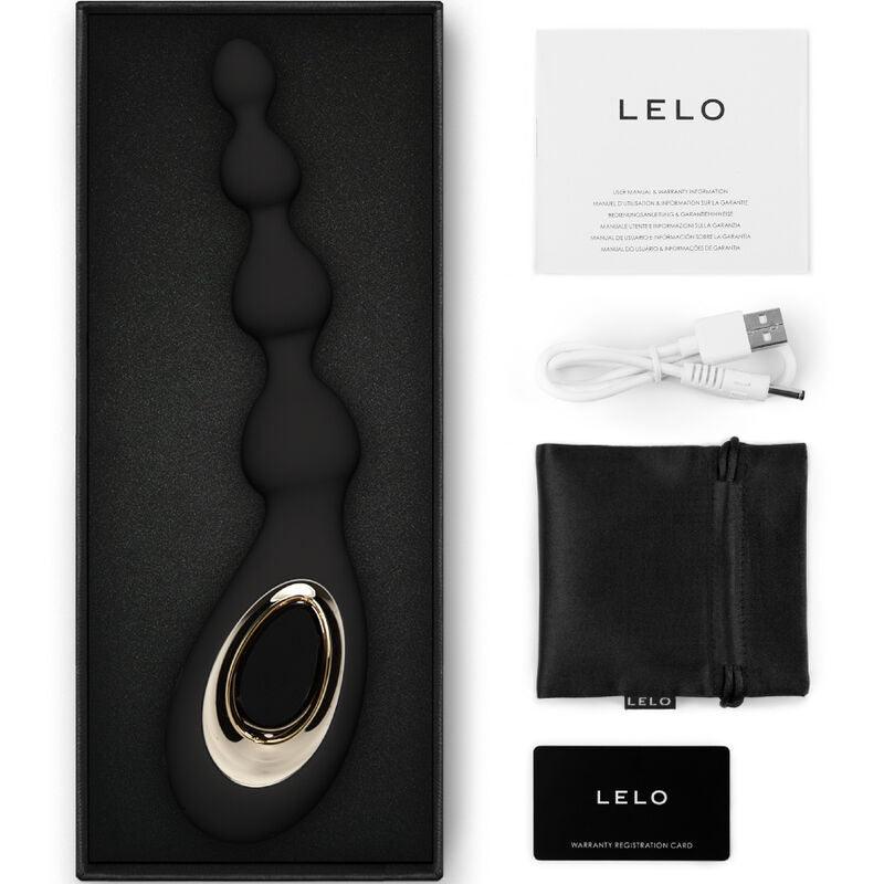 LELO - SORAYA BEADS ANAL MASSAGER BLACK