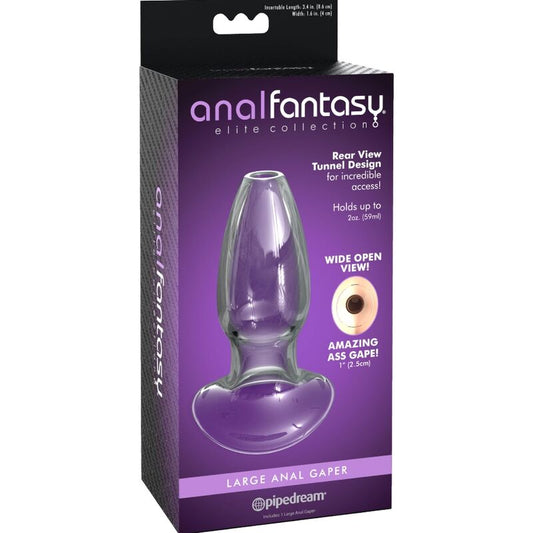 ANAL FANTASY ELITE COLLECTION -DILATOR DE CRISTAL ANAL GAPER TAMANHO M - Infernum Store