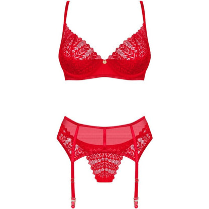 OBSESSIVE - CONJUNTO INGRIDIA TRÊS PEAS VERMELHO M/L