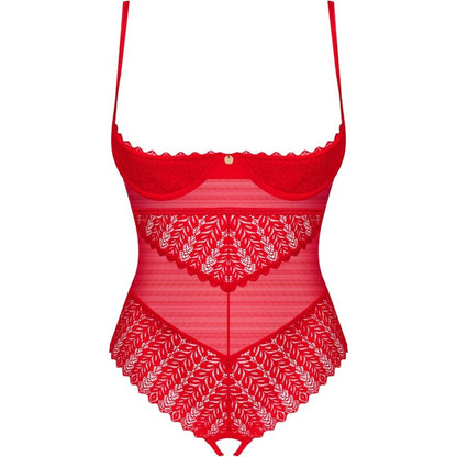 OBSESSIVE - INGRIDIA CROTCHLESS VERMELHO XL/XXL