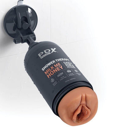 PDX PLUS - STROKER MASTURBADOR DISCRETO DESIGN DE GARRAFA MILK ME HONEY CANDY SHAMPOO - Infernum Store