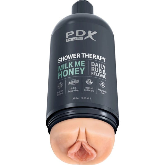 PDX PLUS - STROKER MASTURBATOR DESIGN DISCRETO DO GARRAFA DE SHAMPOO MILK ME HONEY - Infernum Store