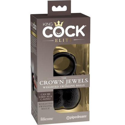 KING COCK - ELITE ANEL COM SILICONE DE TESTÍCULO - Infernum Store
