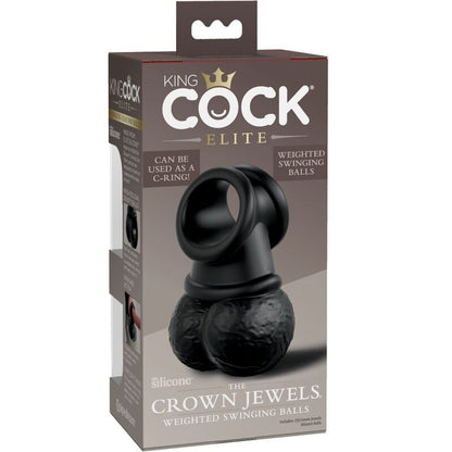 KING COCK - ELITE ANEL COM SILICONE DE TESTÍCULO - Infernum Store