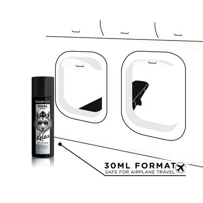 BLACK HOLE - REPARO ANAL RELAXANTE À BASE DE ÁGUA COM HIALURON 30 ML
