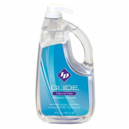 ID GLIDE - WATER BASED LUBRICANT + HYPOALLERGENIC NATURAL FEEL 1900 ML - Infernum Store
