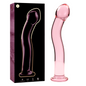 NEBULA SERIES BY IBIZA - MODELO 18 DILDO VIDRO BOROSILICADO ROSA 18.5 CM -O- 3.5 CM