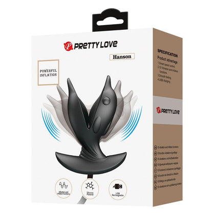 PRETTY LOVE - PLUG ANAL DELFIN INFLVEL E RECARREGVEL