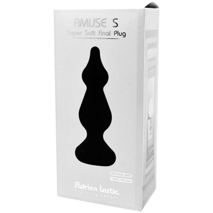 ADRIEN LASTIC - AMUSE PLUG ANAL SILICONE PRETO TAMANHO S