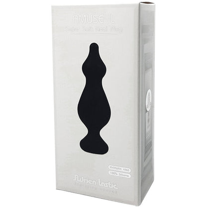 ADRIEN LASTIC - AMUSE PLUG ANAL SILICONE PRETO TAMANHO L