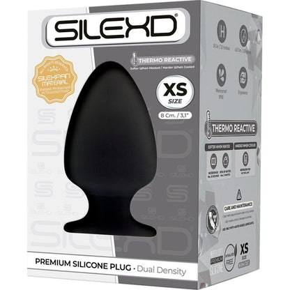 SILEXD - MODELO 1 PLUG ANAL PREMIUM SILEXPAN SILICONE PREMIUM TERMOREATIVO TAMANHO XS