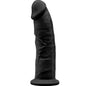 SILEXD - MODELO 2 PÊNIS REALÍSTICO PREMIUM SILEXPAN SILICONE PRETO 15 CM