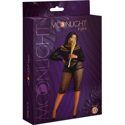 MOONLIGHT - VESTIDO MODELO 3 PRETO PLUS SIZE