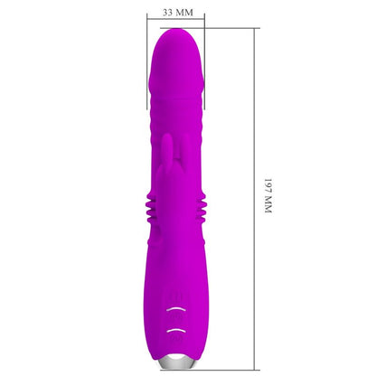 PRETTY LOVE - VIBRADOR DE COELHO RECARREGVEL DOROTHY ROXO
