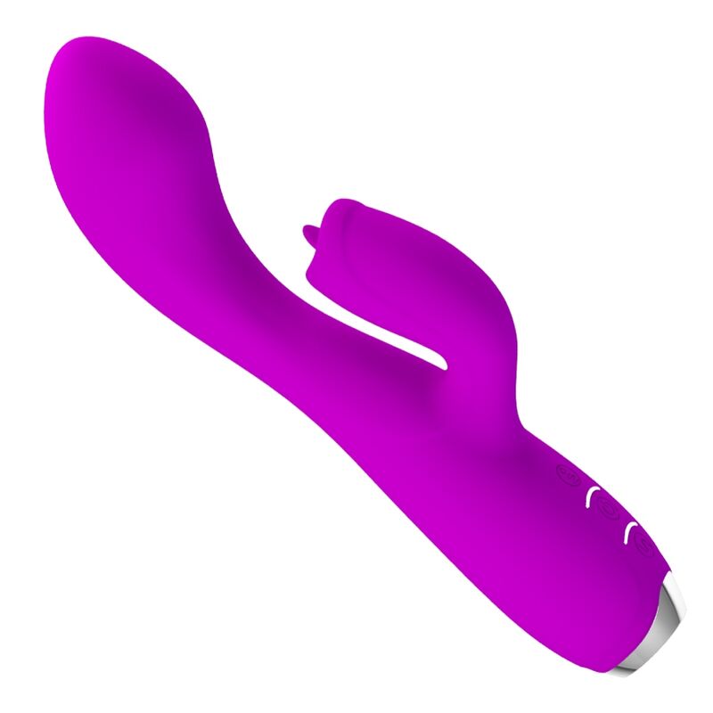 PRETTY LOVE - GLORIA RECHARGEABLE RABBIT VIBRATOR-WATERPROOF PURPLE