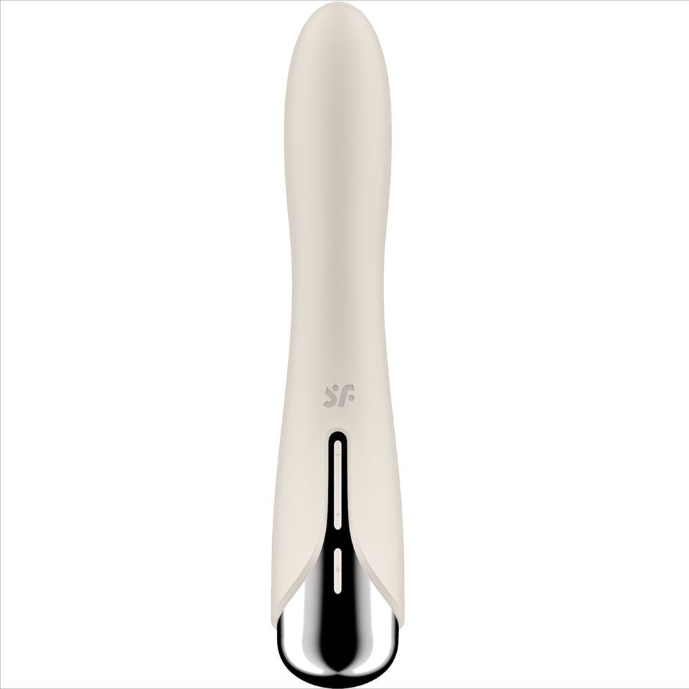 SATISFYER - VIBRADOR ROTADOR BEGE SPINNING VIBE 1 G-SPOT BEIGE