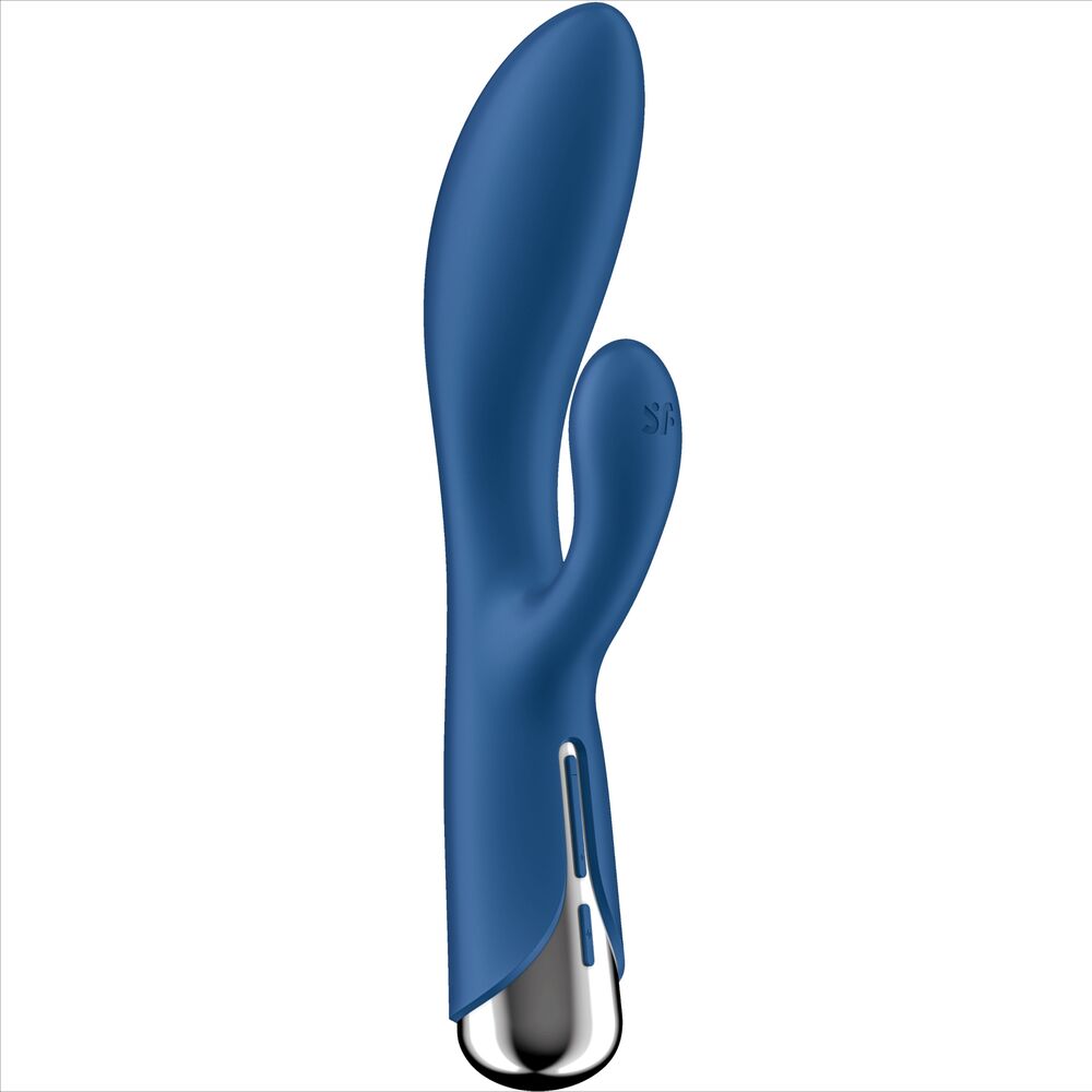 SATISFYER - SPINNING RABBIT 1 CLITORIS AND G-SPOT STIMULATION BLUE