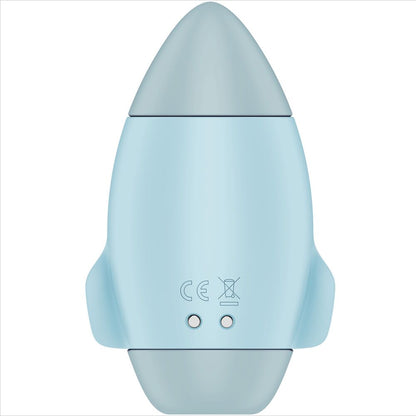 SATISFYER - VIBRADOR DE IMPULSO DUPLO PEQUENO AZUL MISSION CONTROL