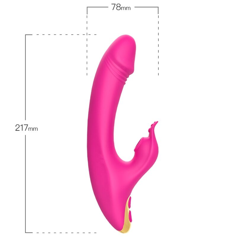 ARMONY - LOVE CLITORIS & PONTO G VENTOSA FÚCSIA