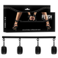 FETISH SUBMISSIVE BONDAGE - BARRA SEPARADORA AJUSTÁVEL 4 PEÇAS