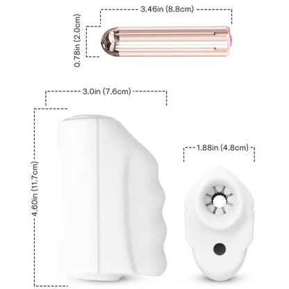 ARMONY - MASTER MASTURBADOR E VIBRADOR BRANCO