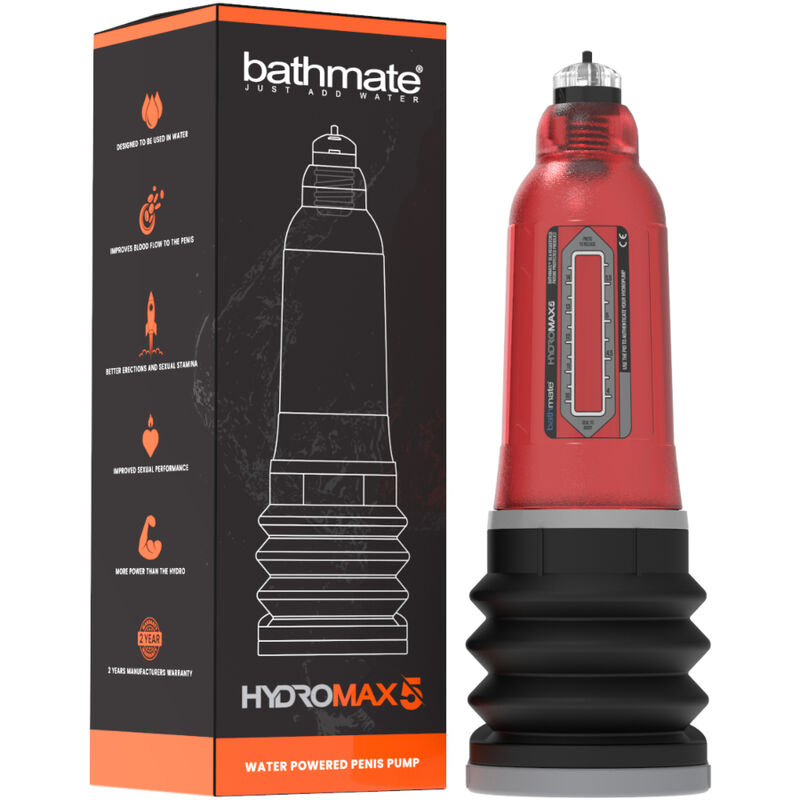 BATHMATE - HYDROMAX 5 X20 VERMELHO