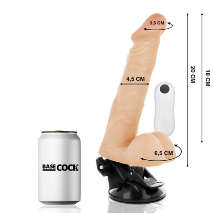 BASECOCK - REALISTIC ARTICULABLE REMOTE CONTROL FLESH 20 CM -O- 4.5 CM - Infernum Store