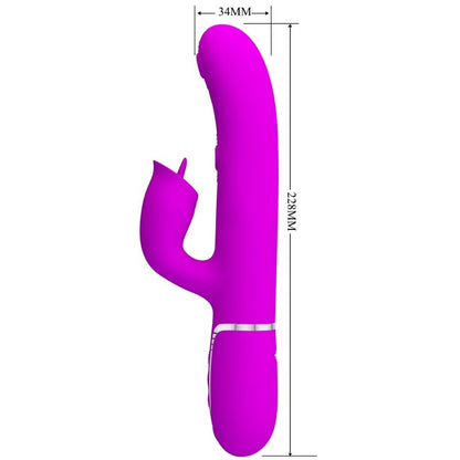 BONITO AMOR - VIBRADOR DE COELHO COM LAMBEDURA FÚCSIA