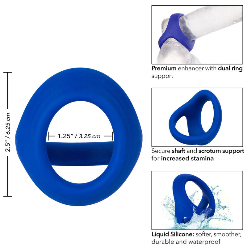CALEXOTICS - ADMIRAL COCK BALL ANEL DUPLO AZUL