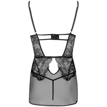 LIVCO CORSETTI FASHION - CAMISA BARIRIN LC 90633 + CALCINHA PRETA L/XL