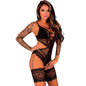 LIVCO CORSETTI FASHION - HAWAIN LC 90665 BODY PRETO