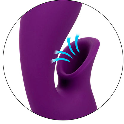 CALEXOTICS - ESTIMULADOR E SUCCIONADOR HUNTINGTON BEACH HEARTBREAKER ROXO DA CALIFORNIA DREAMING