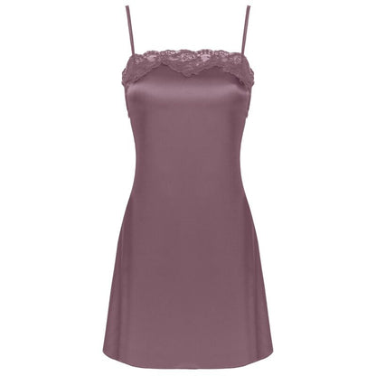 LIVCO CORSETTI FASHION - JACQUELINE LC 90249 ROUPO + CAMISA + CALCINHA VIOLETA L/XL