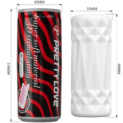 PRETTY LOVE - MASTURBADOR DE VAGINA HEDY BRANCO - Infernum Store