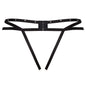 LIVCO CORSETTI FASHION - NOMADE TANGA SEM CROTCHLESS PRETO