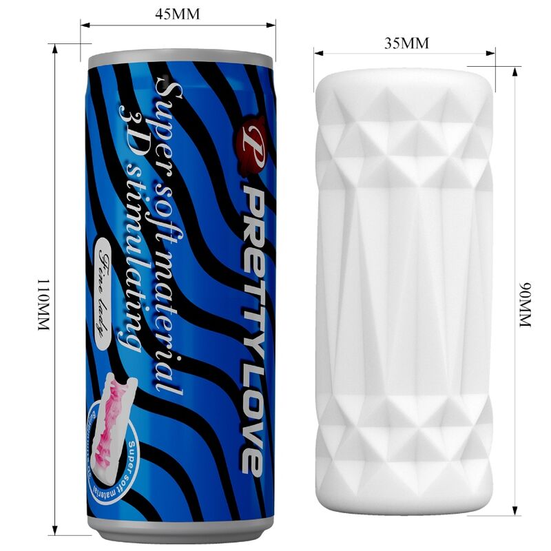 PRETTY LOVE - ESTIMULADOR 3D PODE MODELO 2 - Infernum Store