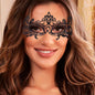 QUEEN LINGERIE - MSCARA DE RENDA PRETA MODELO 3