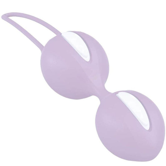 FUN FACTORY - SMARTBALLS DUO PELVIC BALLS WHITE / PASTEL LILAC