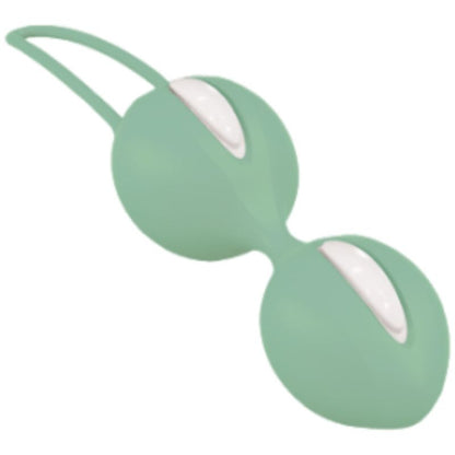 FUN FACTORY - SMARTBALLS DUO PELVIC BALLS WHITE / GREEN PISTACHIO - Infernum Store