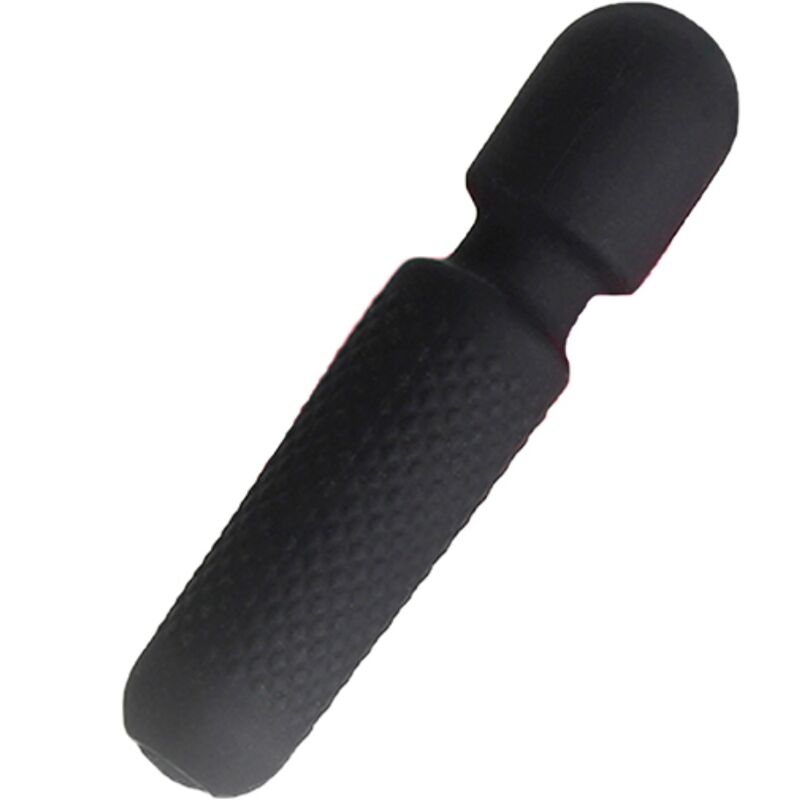 ARMONY - YOUR MAGIC MASSAGER E VIBRADOR RECARREGÁVEL 10 VIBRAÇÕES WAND DOTS PRETO