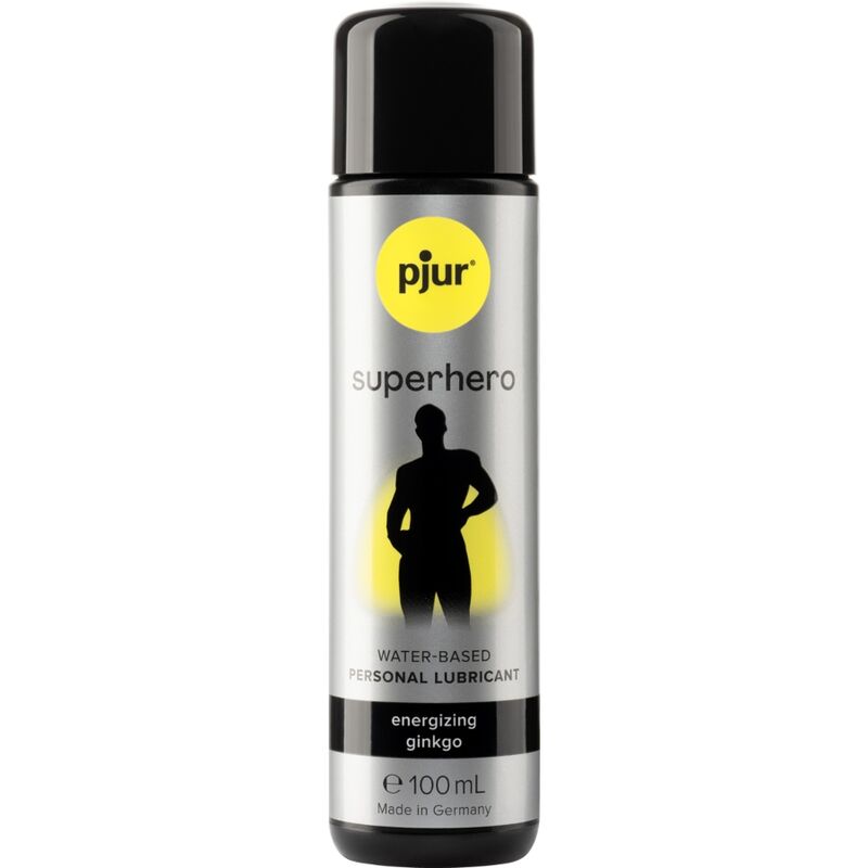 PJUR - LUBRIFICANTE ENERGIZANTE SUPER-HERÓI GINKGO 100 ML