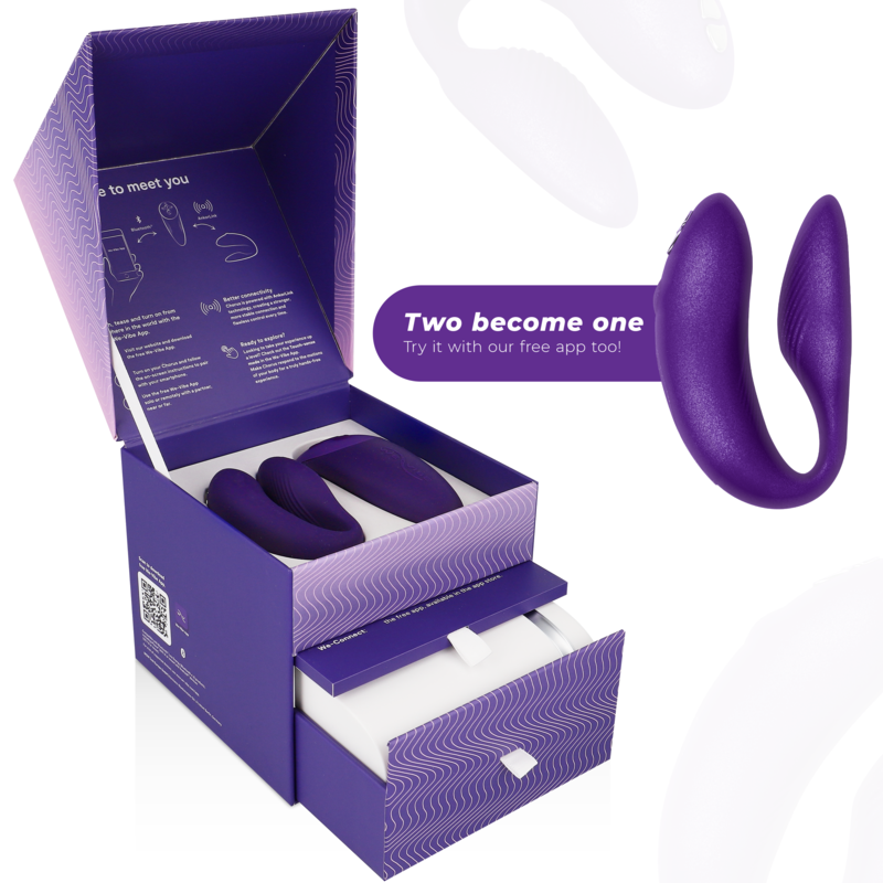 WE-VIBE - VIBRADOR CHORUS PARA CASAIS COM LILAC SQUEEZE CONTROL