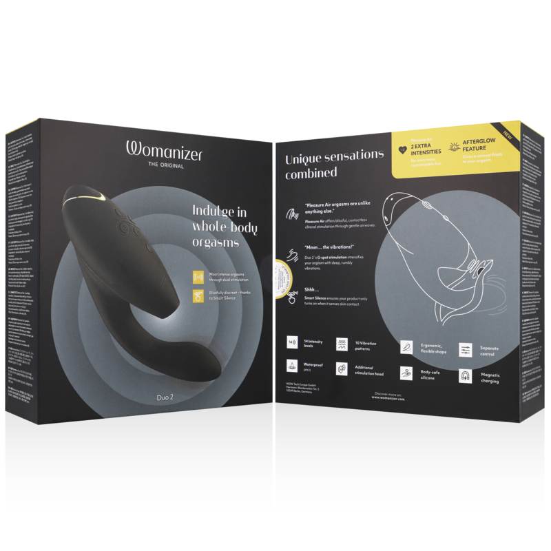 WOMANIZER - DUO 2 ESTIMULADOR PRETO