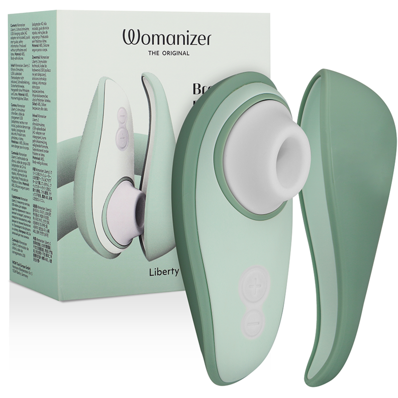 WOMANIZER - LIBERTY 2 ESTIMULADOR DE CLITORIS & SUCKER VERDE CLARO