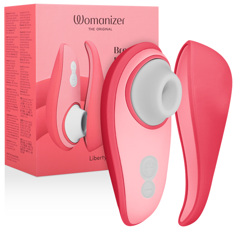 WOMANIZER - LIBERTY 2 CLITORIS STIMULATOR & SUCKER PINK