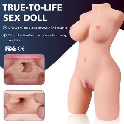 ARMONY - MODELO DE TORSO FEMININO REALISTA 2 - Infernum Store