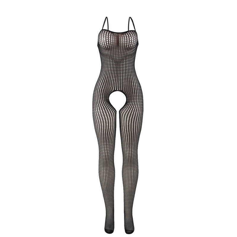 SUBBLIME - 951726 BODYSTOCKING SEM FUNDO DE REDE ELSTICA PRETA TAMANHO ÚNICO